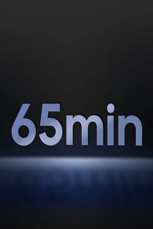 Durată de funcționare extinsă de până la 65 min