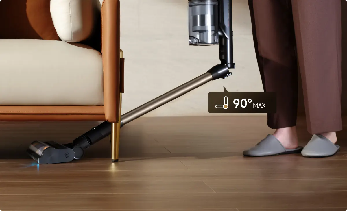Tub extensibil pliabil la 90°* pentru curățare în zonele greu accesibile